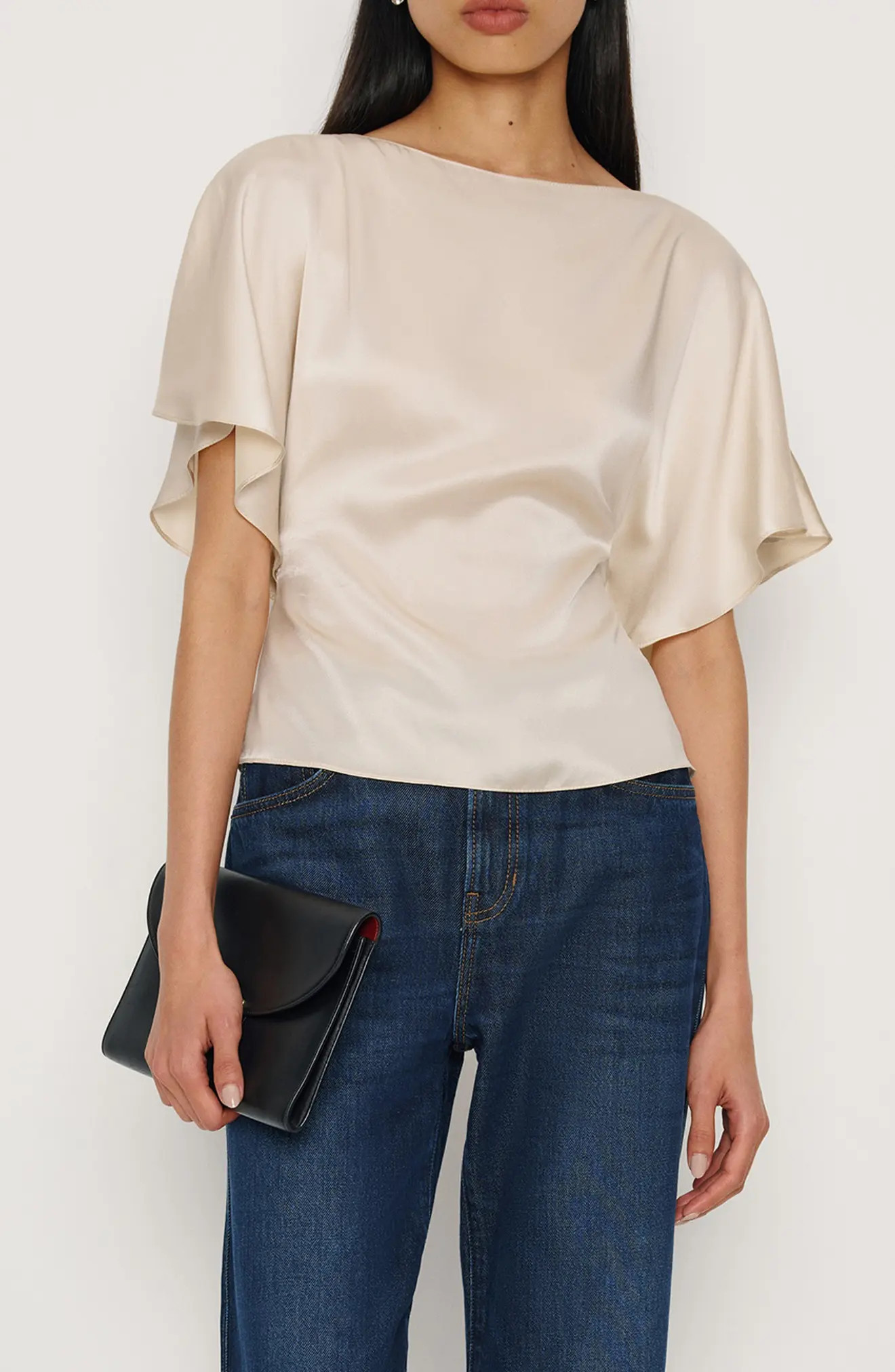 Reformation Avery Silk Top (Women) | Nordstrom | Nordstrom
