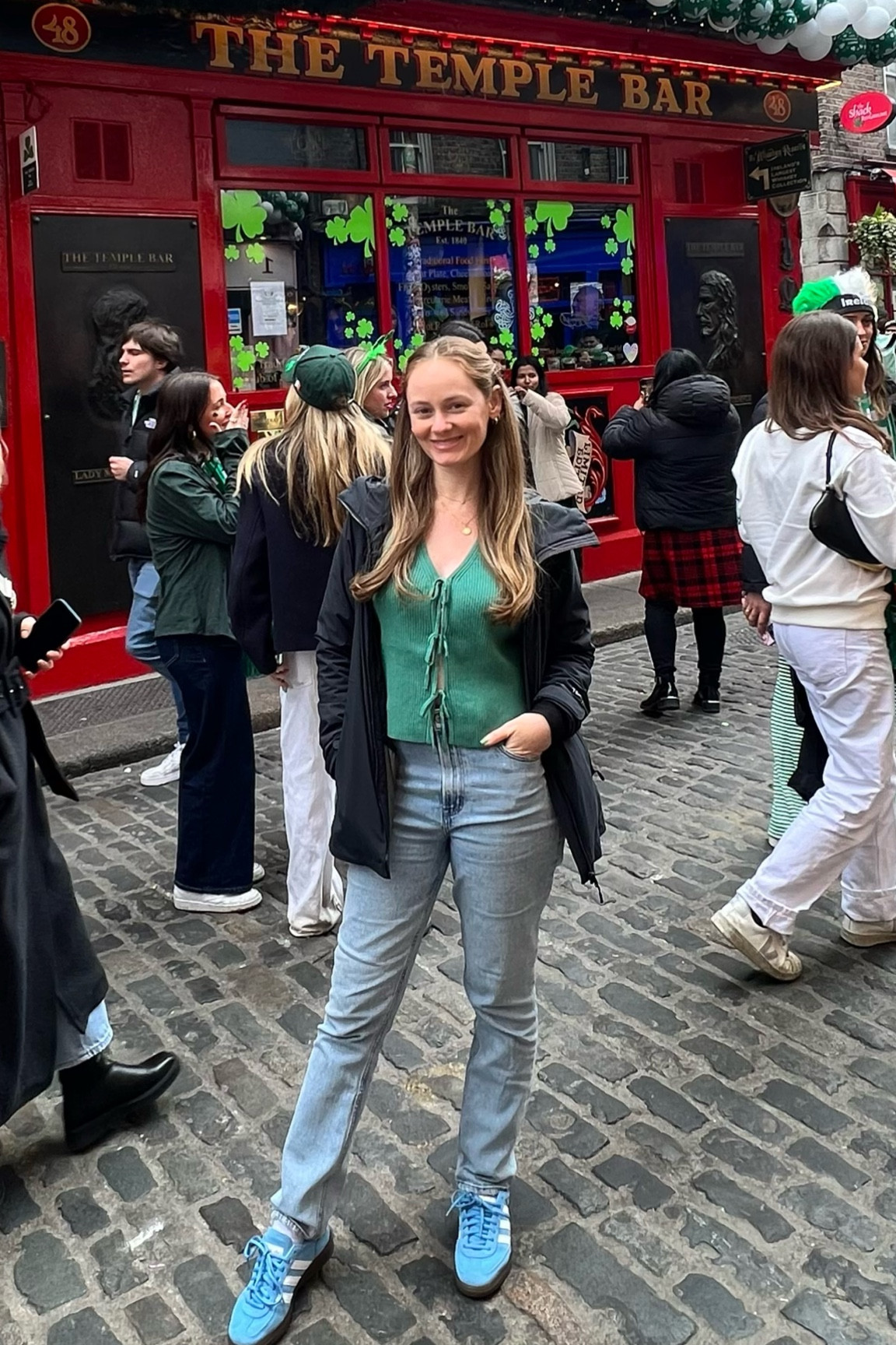 Happy St. Patrick’s Day from Dublin 🍀 Perfect spring top & shoes linked! 

#LTKeurope #LTKSeasonal #LTKtravel