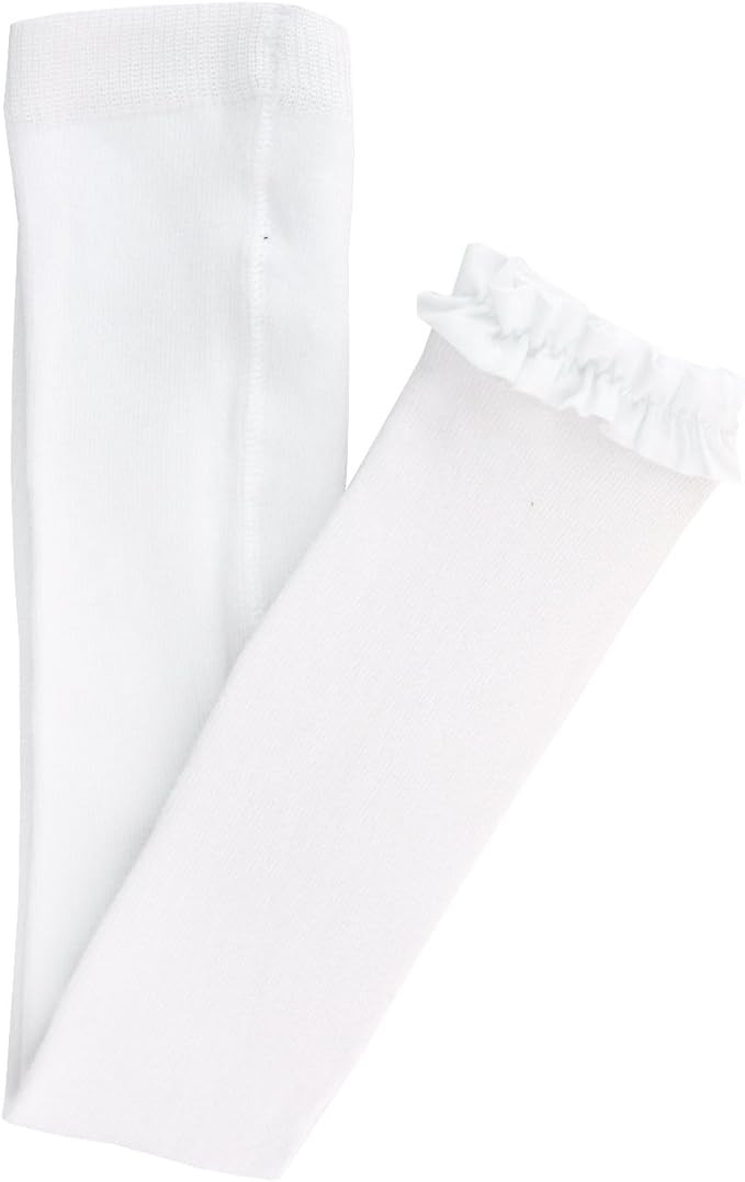 RuffleButts Baby/Toddler Girls Footless Ruffled Tights | Amazon (US)