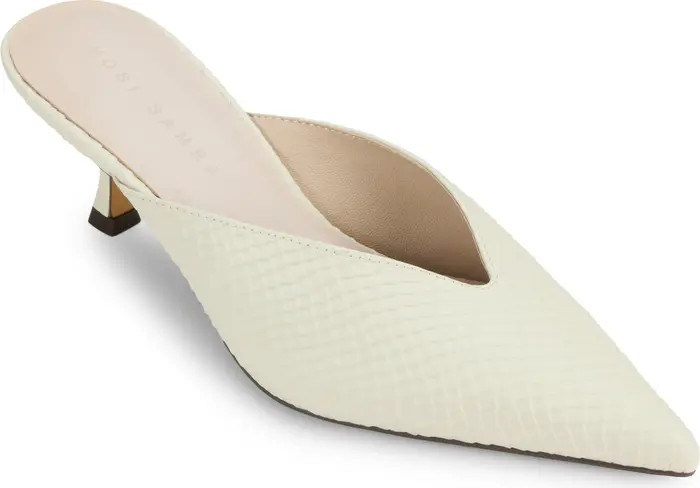 Remi Pointed Toe Kitten Heel Mule (Women) | Nordstrom