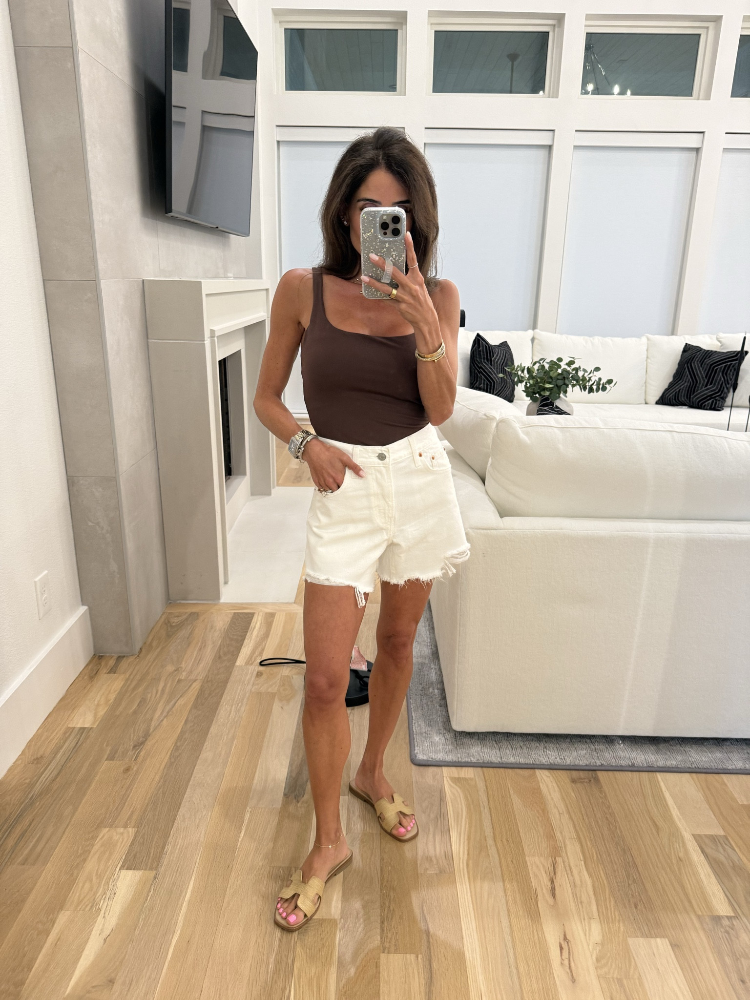 Spring outfit Levi’s jeans shorts Sandals 

#LTKSaleAlert #LTKPetite