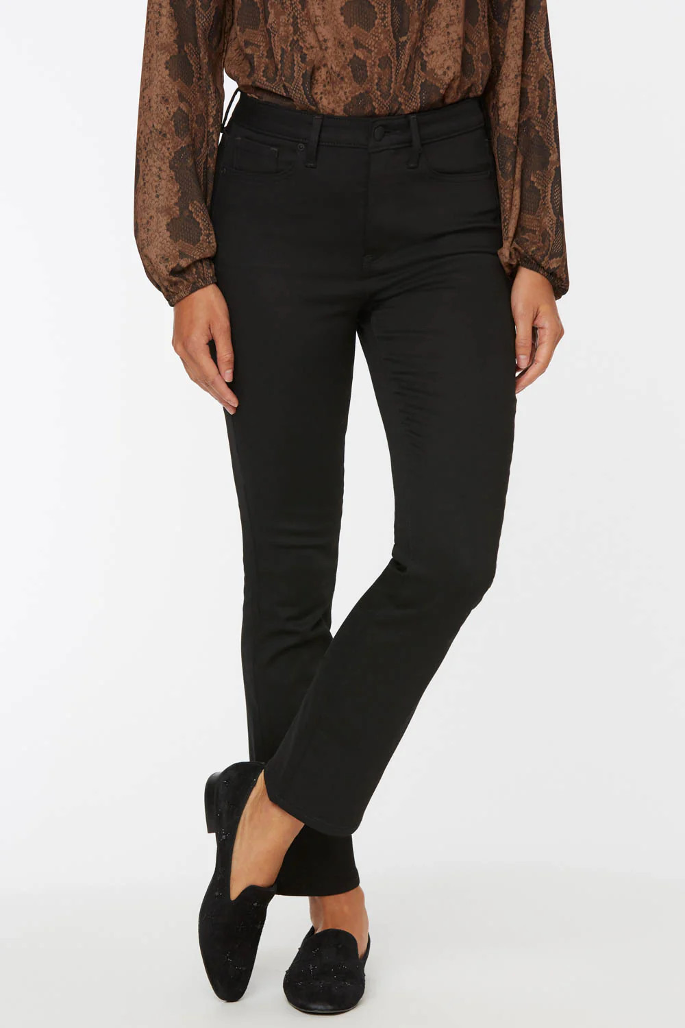 Slim Bootcut Ankle Jeans - Black Rinse | NYDJ