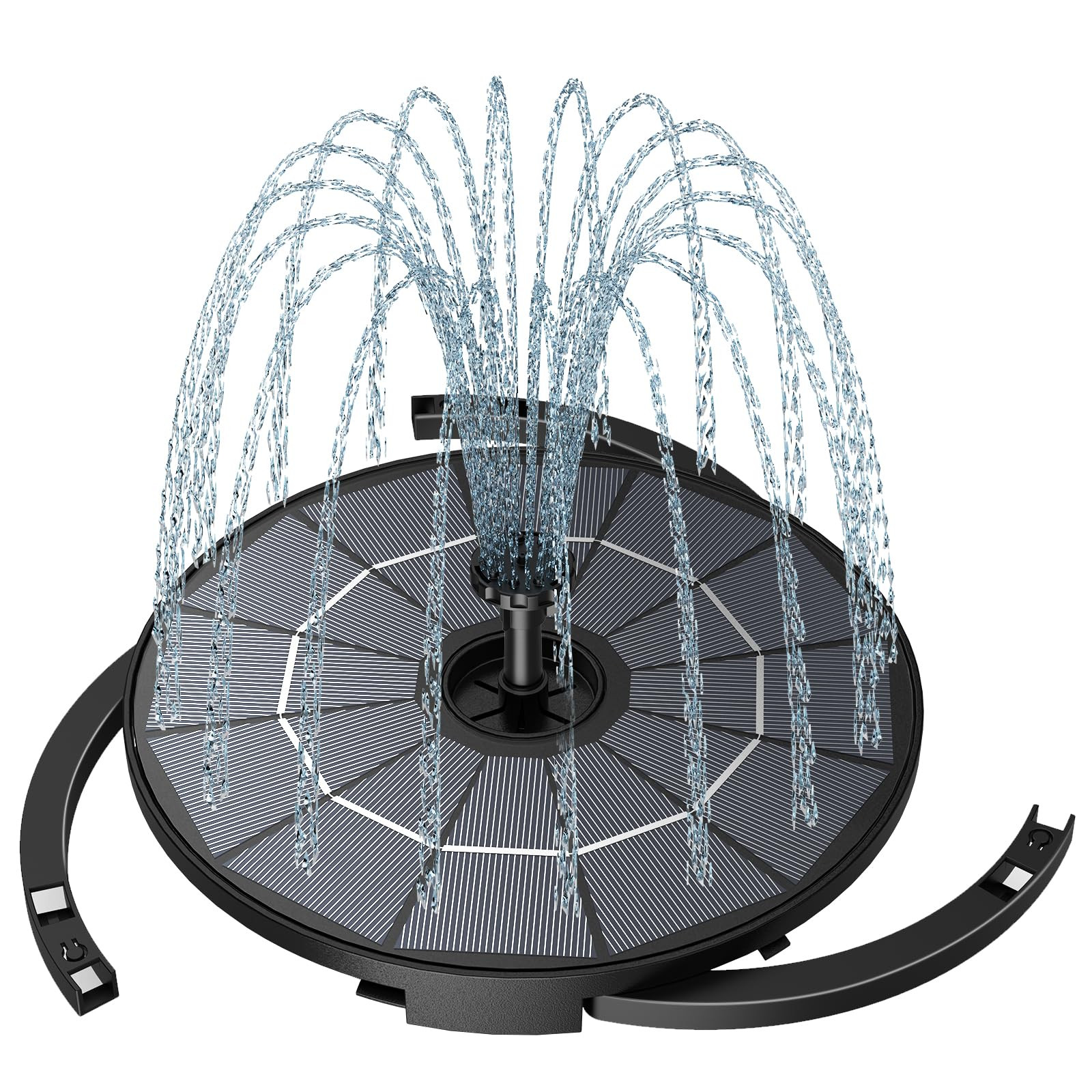 AISITIN DIY Solar Fountain Pump for Water Feature with 3.9ft Cord, Solar Bird Bath Fountain with ... | Amazon (US)
