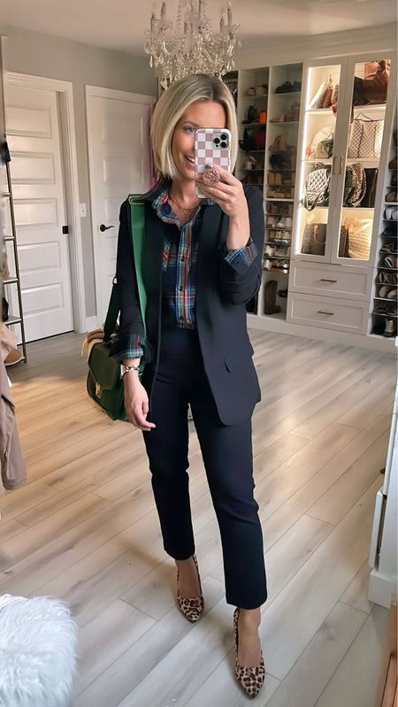 Blazer on sale for $30!!!! This is up there with one of my favorite blazers of all time! I love the scrunched sleeves!
Blazer small
Button up medium
Pants small
Heels are Walmart but several years old - linked similar!!!

#LTKSeasonal #LTKsalealert #LTKCyberWeek
