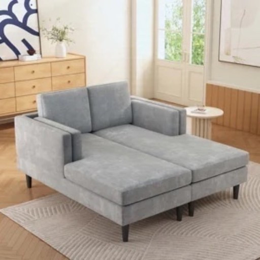Wayfair sale Upholstered Chaise Lounge Sofa Bed