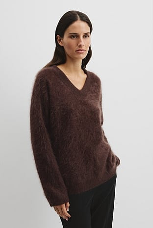 Cashmere V-Neck Knit | Country Road