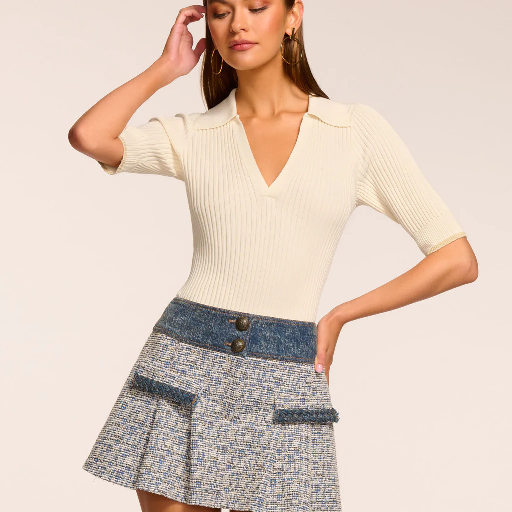 Jessie Tweed Mini Skort | Ramy Brook