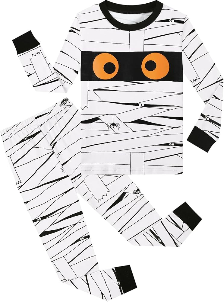Little Hand Toddler Boys Pajamas Skeleton PJs Glow in The Dark Sleepwear Pant Sets Kids Jammies | Amazon (US)