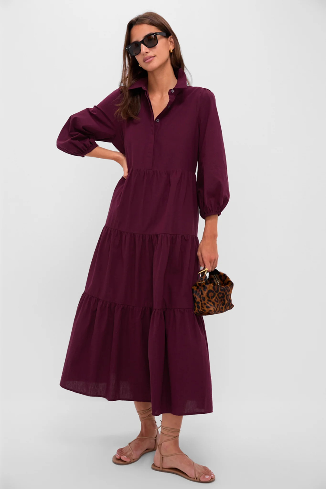 Winetasting Cotton Mabel Maxi Dress | Tuckernuck (US)