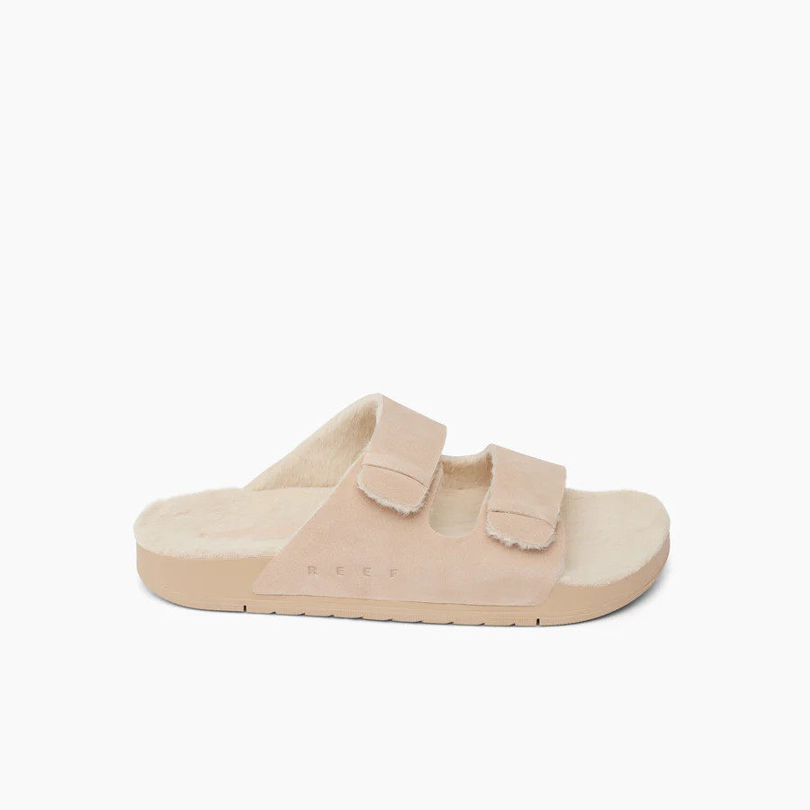 Women's Ojai Two Bar Cozy Slide in Tan | REEF® | REEF