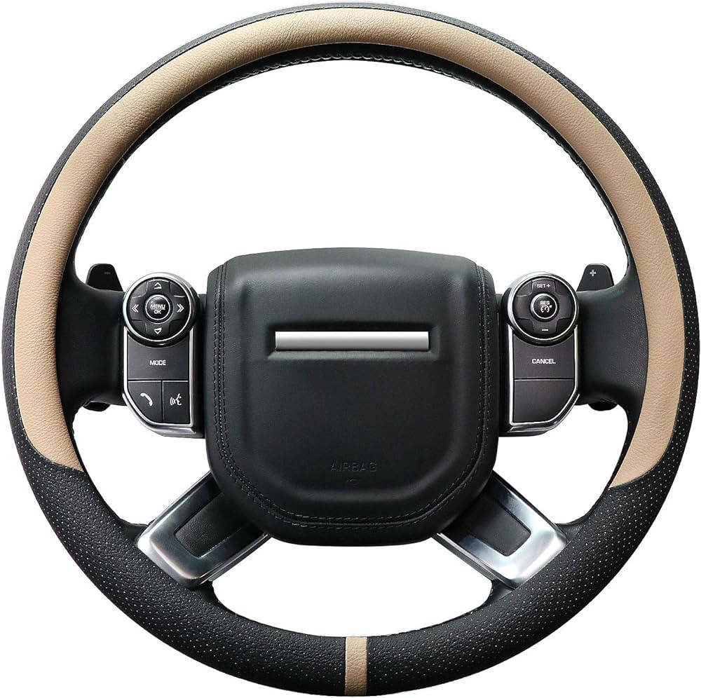 COFIT Breathable Steering Wheel Cover Microfiber Leather with Center Mark Design Large Size 15 1/... | Amazon (US)