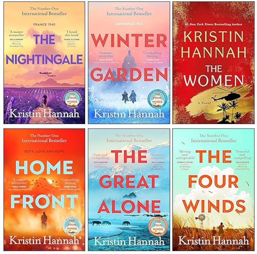 Kristin Hannah 6 Books Collection Set (The Nightingale, The Four Winds, The Great Alone, Winter G... | Amazon (US)