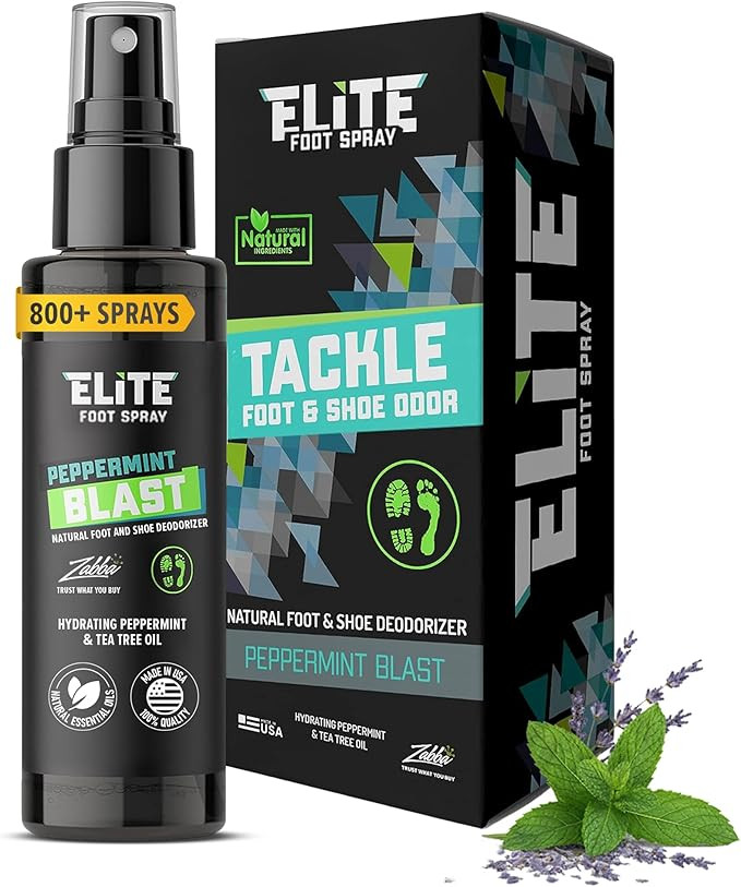 Elite Sportz Shoe Deodorizer (800+ Sprays) - Foot Spray and Shoe Odor Eliminator - No More Smelly... | Amazon (US)