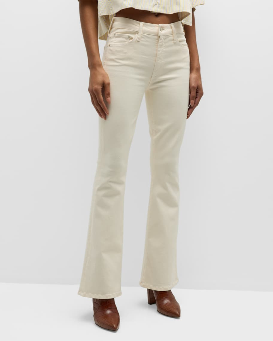 MOTHER The Weekender Flare Jeans | Neiman Marcus