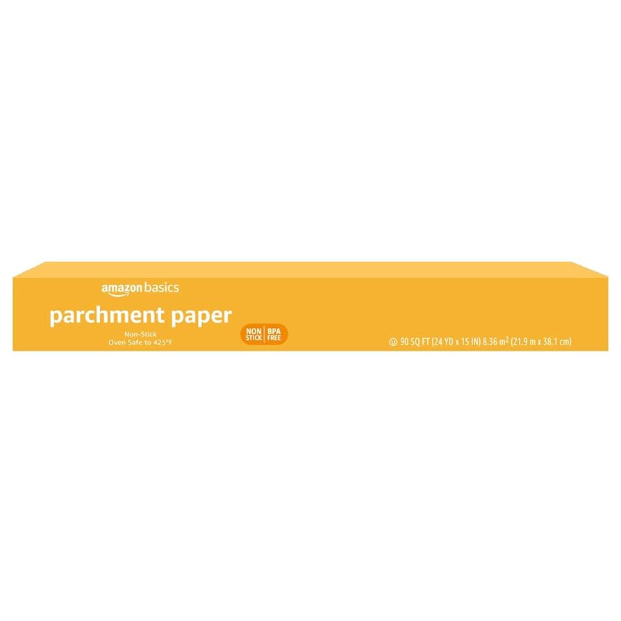 Amazon Basics Parchment Paper for Baking, Non-Stick, 90 Sq Ft Roll, 1 Pack | Amazon (US)