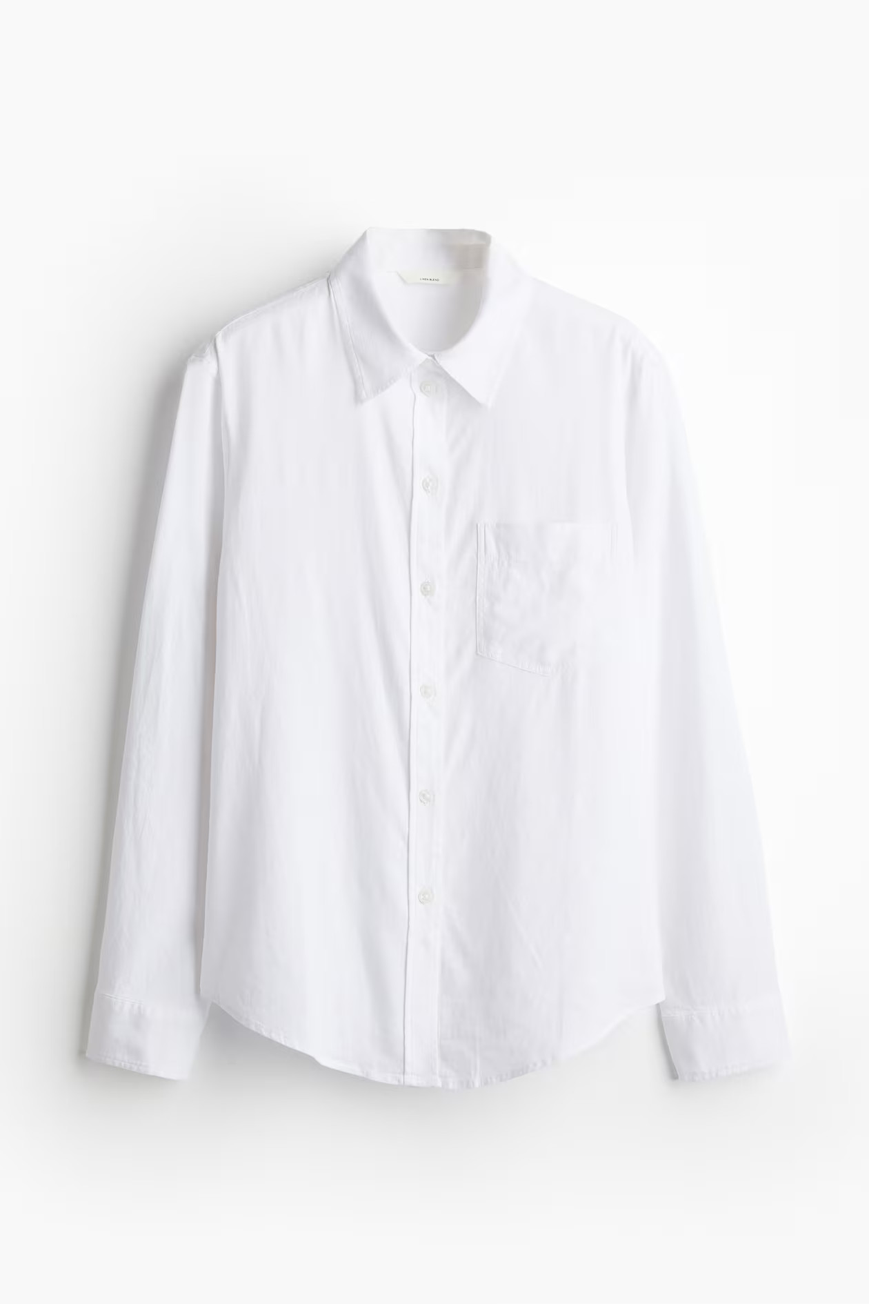 Women's White Linen-blend Shirt | H&M US | H&M (US + CA)