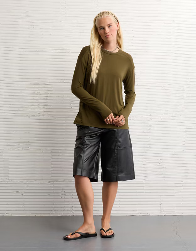 AE Soft & Sexy Long Sleeve T-Shirt | American Eagle Outfitters (US & CA)