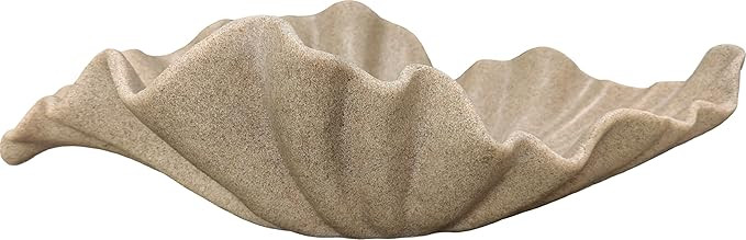 12" Large Decorative Bowl decor, Modern Home Decoration Scallop Bowl,Fashion Key Bowl for Entranc... | Amazon (US)