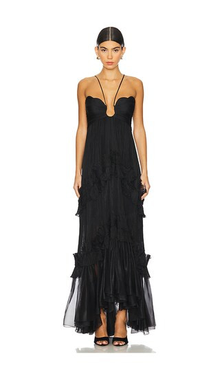 Roxene Gown in Mascara | Revolve Clothing (Global)