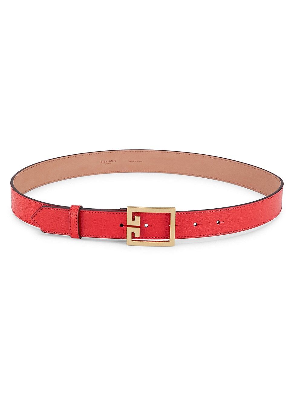 Givenchy Women's GV3 Leather Belt - Light Red - Size XS | Saks Fifth Avenue