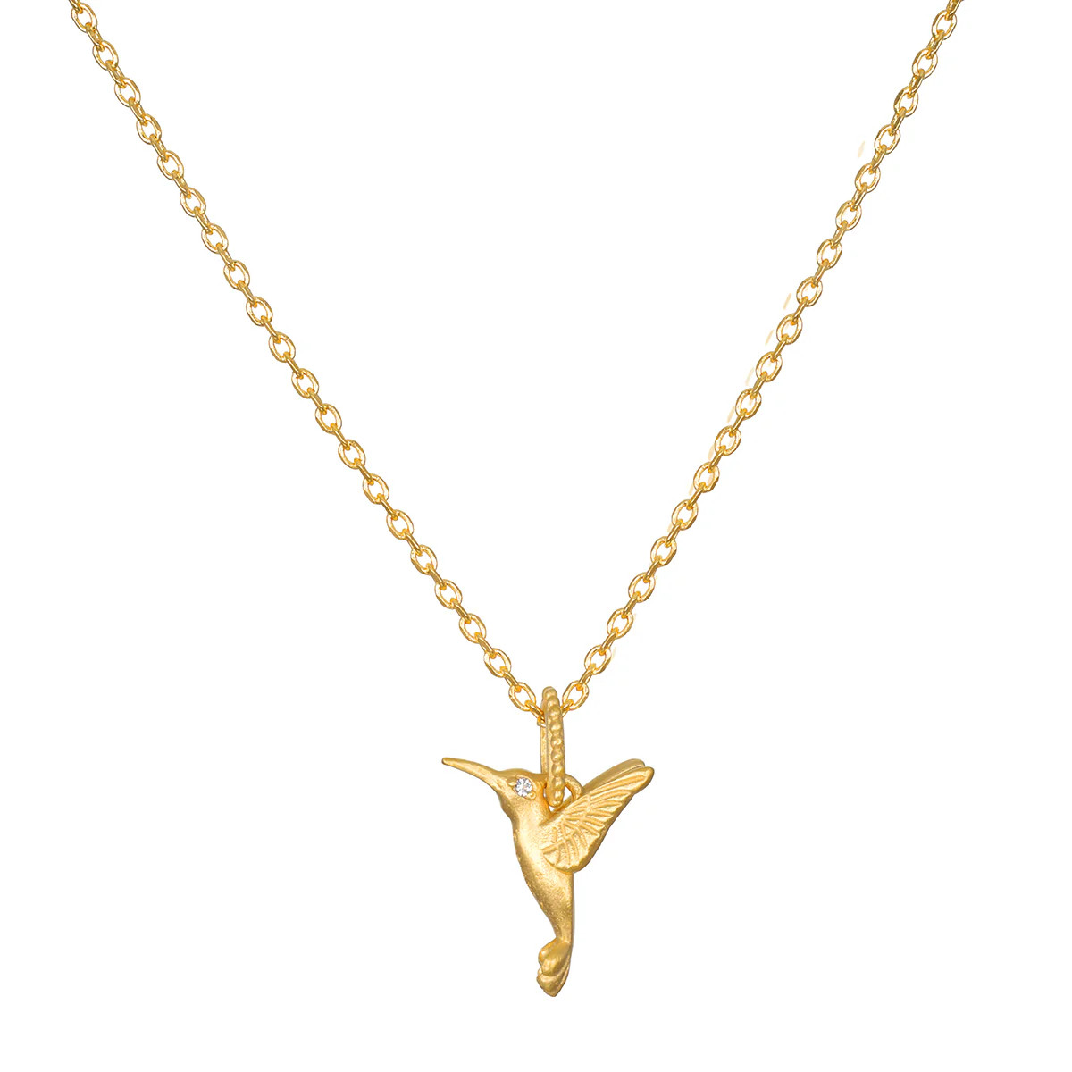 Loving Devotion Hummingbird Necklace | Satya Jewelry