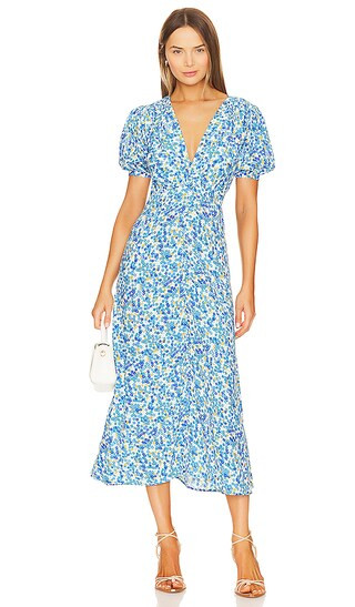 Bellavista Midi Dress in Lou Floral Print | Revolve Clothing (Global)