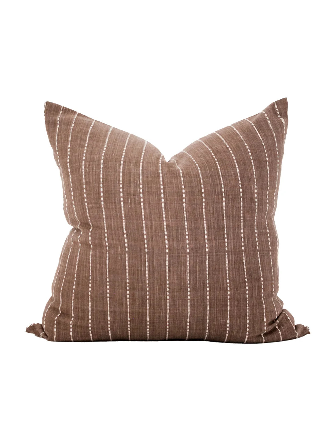 Milo  Designer Striped Pillow Cover  Brown Pillow Cover  - Etsy | Etsy (US)
