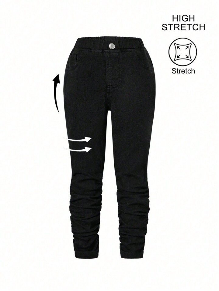 Casual Comfortable Stretchy Black  Jeans | SHEIN