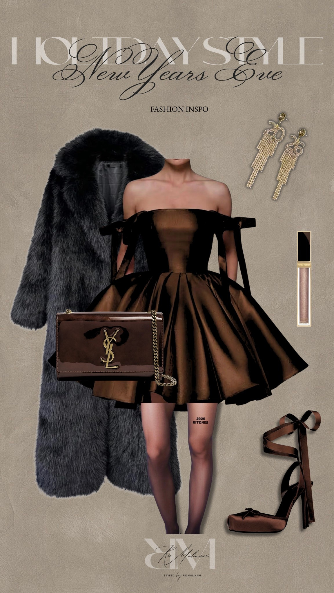 ✨ Holiday Set, New Year’s Me ✨
A little drama, a little decadence, and zero playing small.
This off-the-shoulder mini paired with a luxe faux fur coat is giving midnight champagne, power moves, and fresh beginnings. Finished with statement heels, glam earrings, and a rich chocolate bag for that dark, elevated edge.

If you’re stepping into the new year with confidence, softness, and just enough attitude — this is the look. 🥂

🖤 Everything is linked in my LTK
🖤 Save for NYE, holiday parties, or winter date nights
🖤 Chic, bold, and unapologetically feminine


New Year’s Eve outfit, holiday party outfit, off the shoulder dress, mini dress outfit, faux fur coat outfit, brown heels, chocolate brown bag, glam holiday look, winter party outfit, luxury inspired outfit, evening wear, festive fashion, girls night outfit

#LTKHoliday #LTKootd