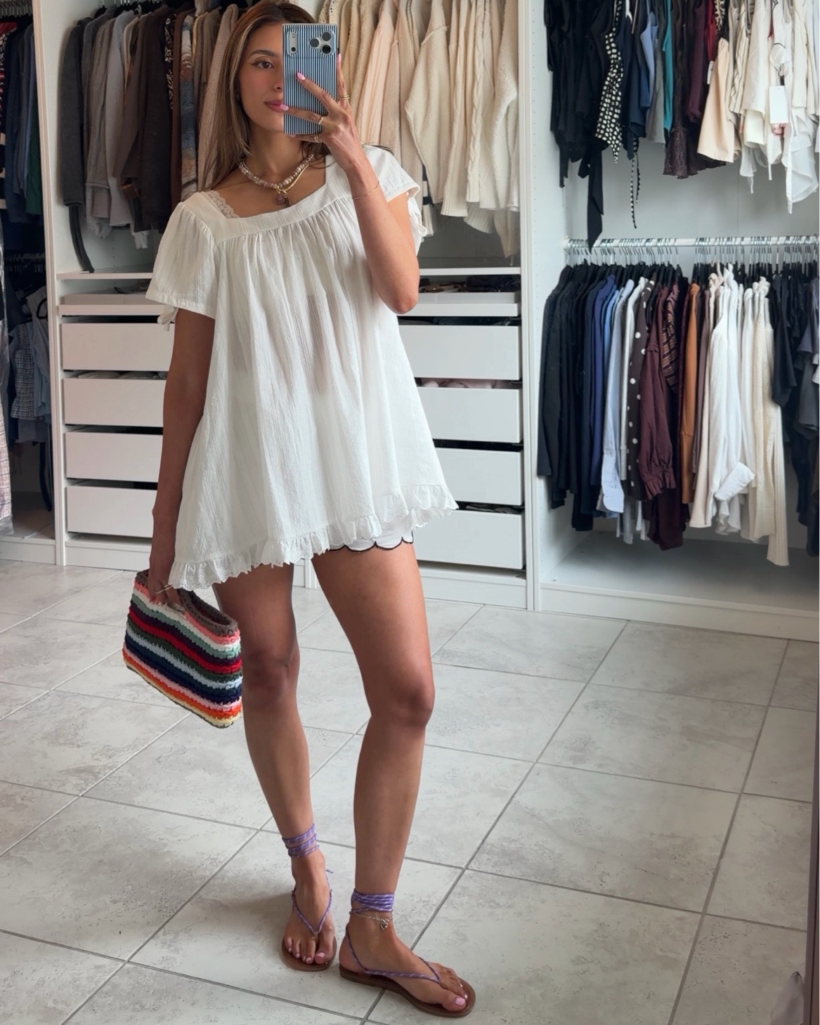 Just got this cotton tunic from Amazon and had to style her for y’all! Wearing size xs :)

#LTKootd