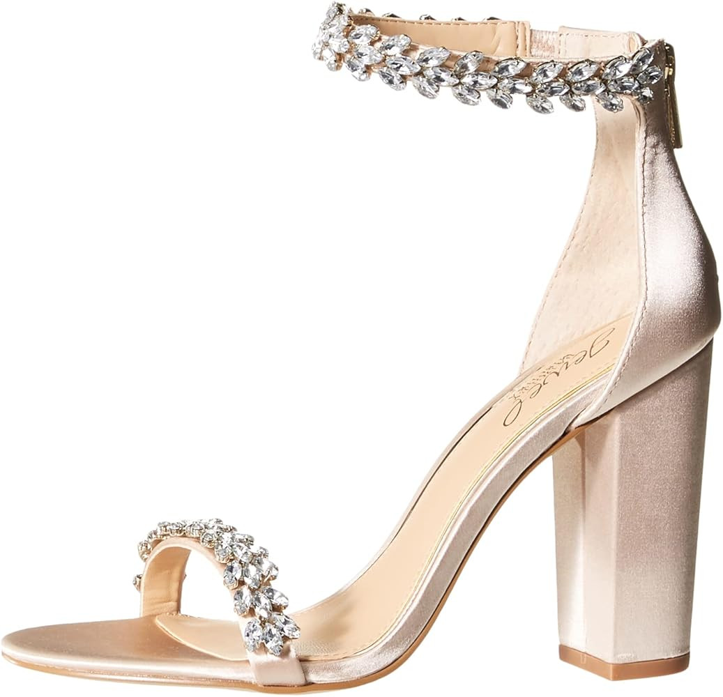 Jewel Badgley Mischka Women's Mayra Heeled Sandal | Amazon (US)