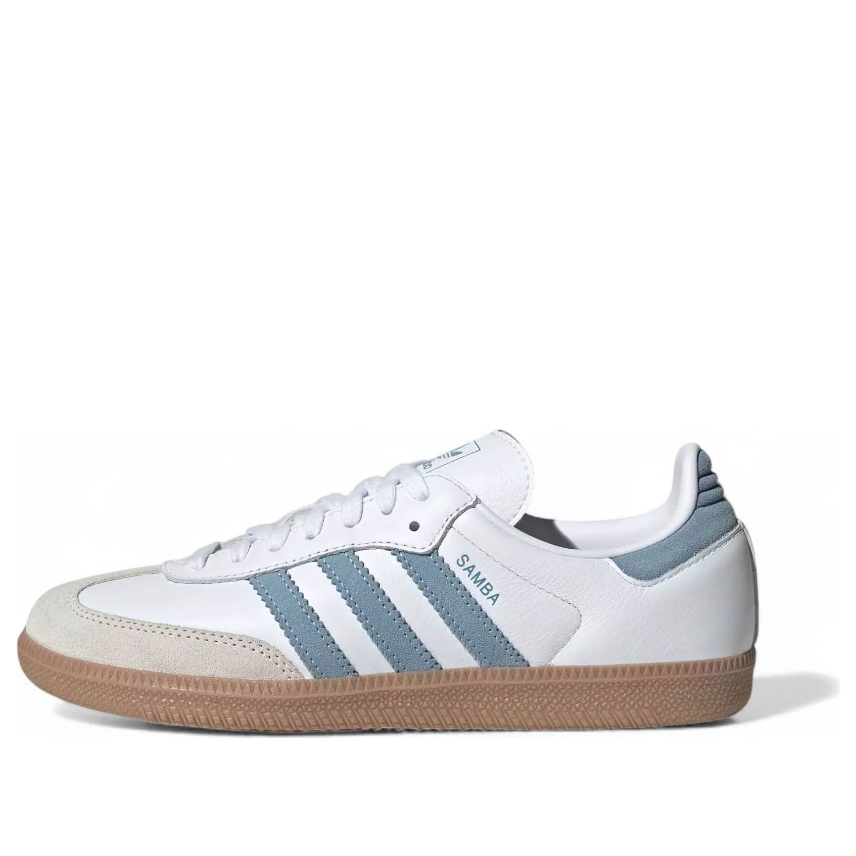 (WMNS) adidas Samba OG 'Cloud White Ash Blue' | KICKS CREW