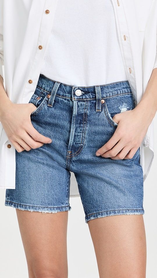 501 Mid Thigh Shorts | Shopbop