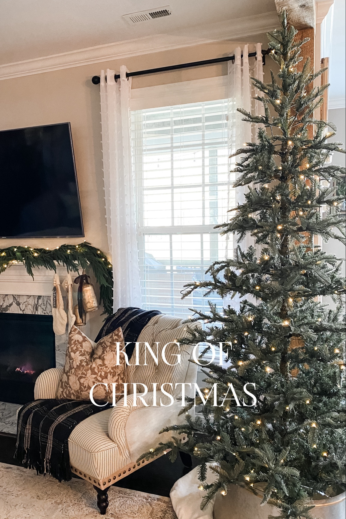 King Noble Fir Christmas Tree

I have the 8ft King Noble Fir prelit Christmas tree. It is the best tree I have ever owned. Setup was a breeze. The lights are activated when the poles are slid together. 

King of Christmas, Christmas tree, holiday tree, tufted side chair, area rug, throw blanket



#LTKSeasonal #LTKHolidaySale #LTKHoliday