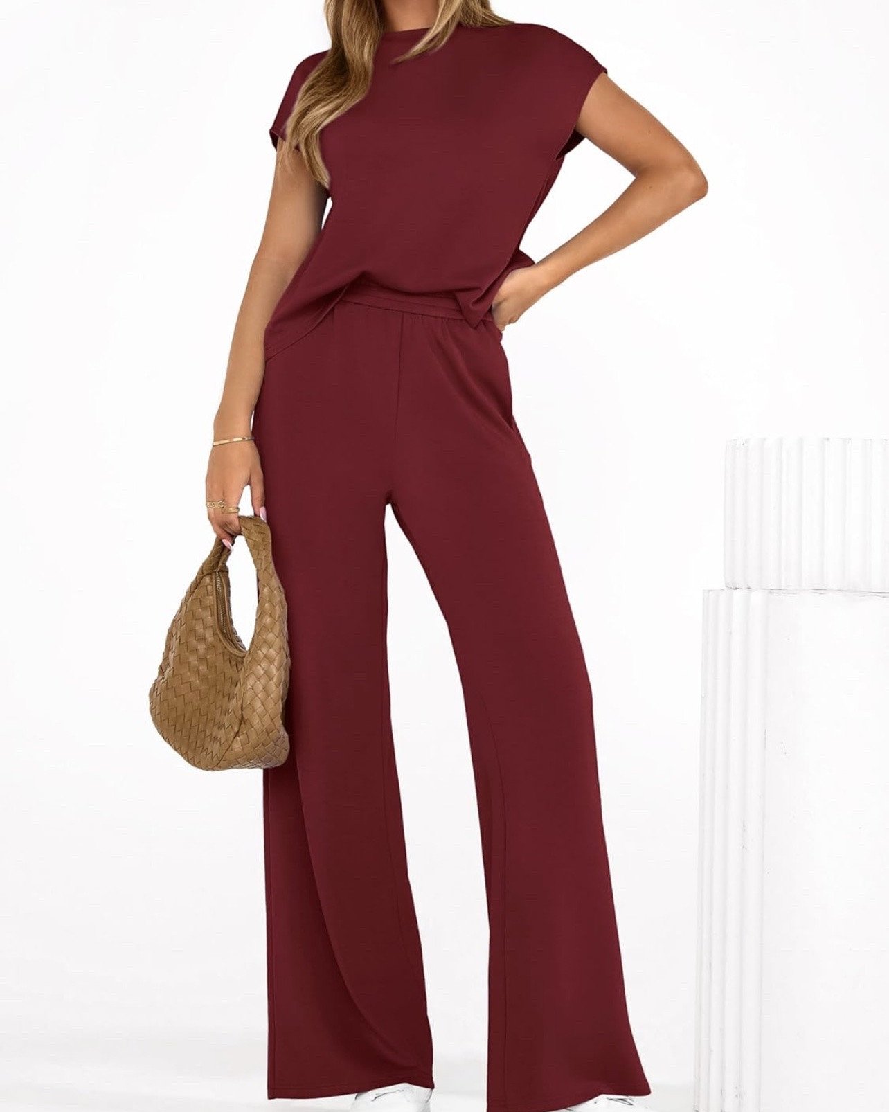 Summer 2 Piece Cap Sleeve Lounge Set. Perfect for working, lounging at home, running errands, casual outings, light exercise, long flights and travel. Scroll to shop and follow for more fashion finds.

#LTKootd #LTKActive #LTKWorkwear