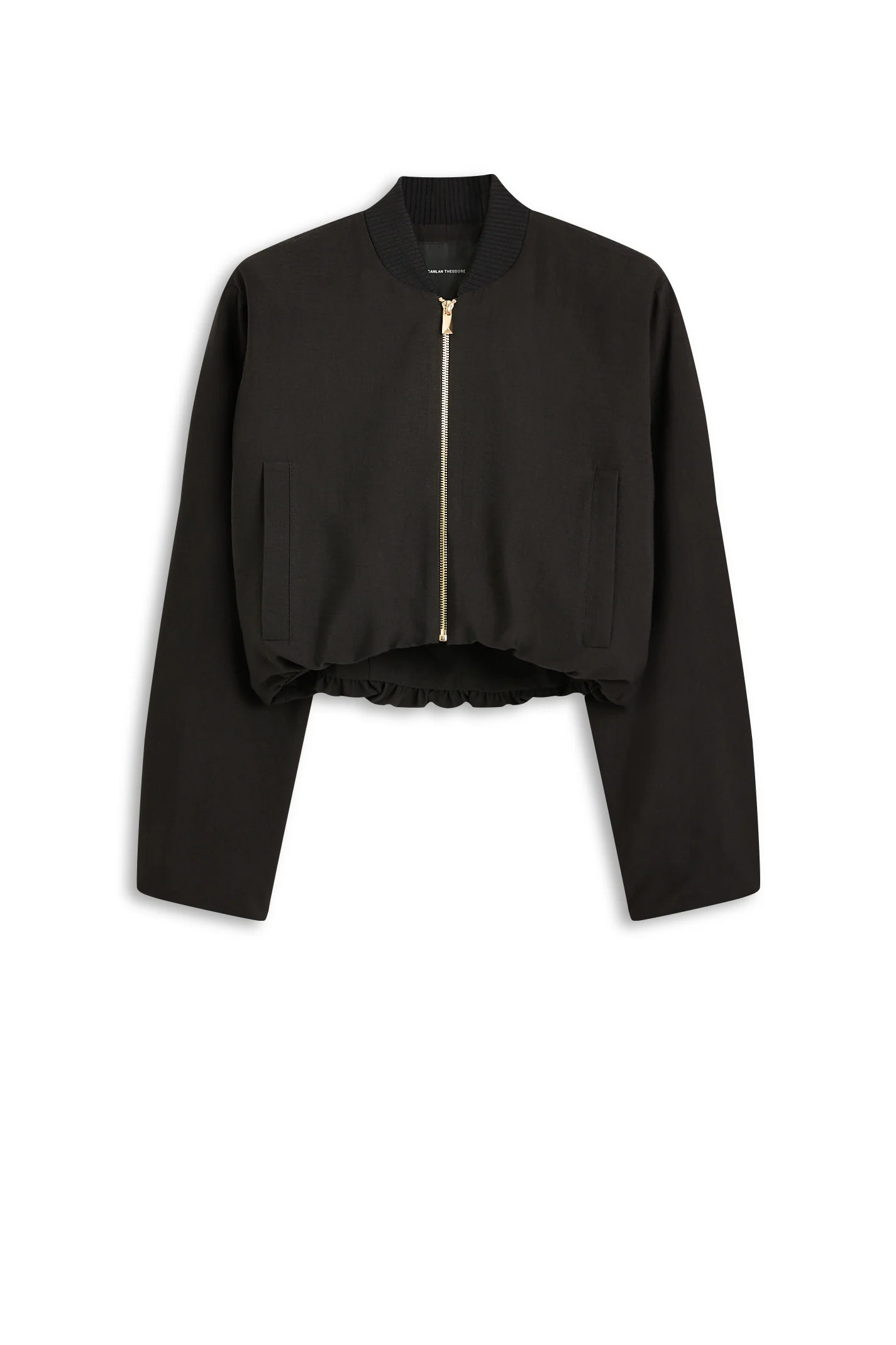 DRAPED BOMBER - BLACK - Scanlan Theodore | Scanlan Theodore AU