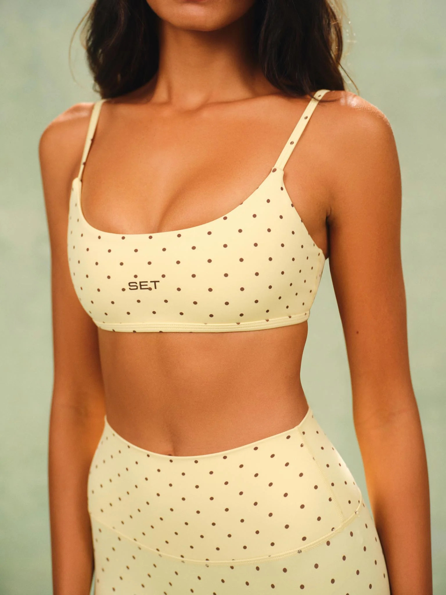 AERALINE™ BREATHE POLKA DOT BASE BRA - FRECKLE | SET Active