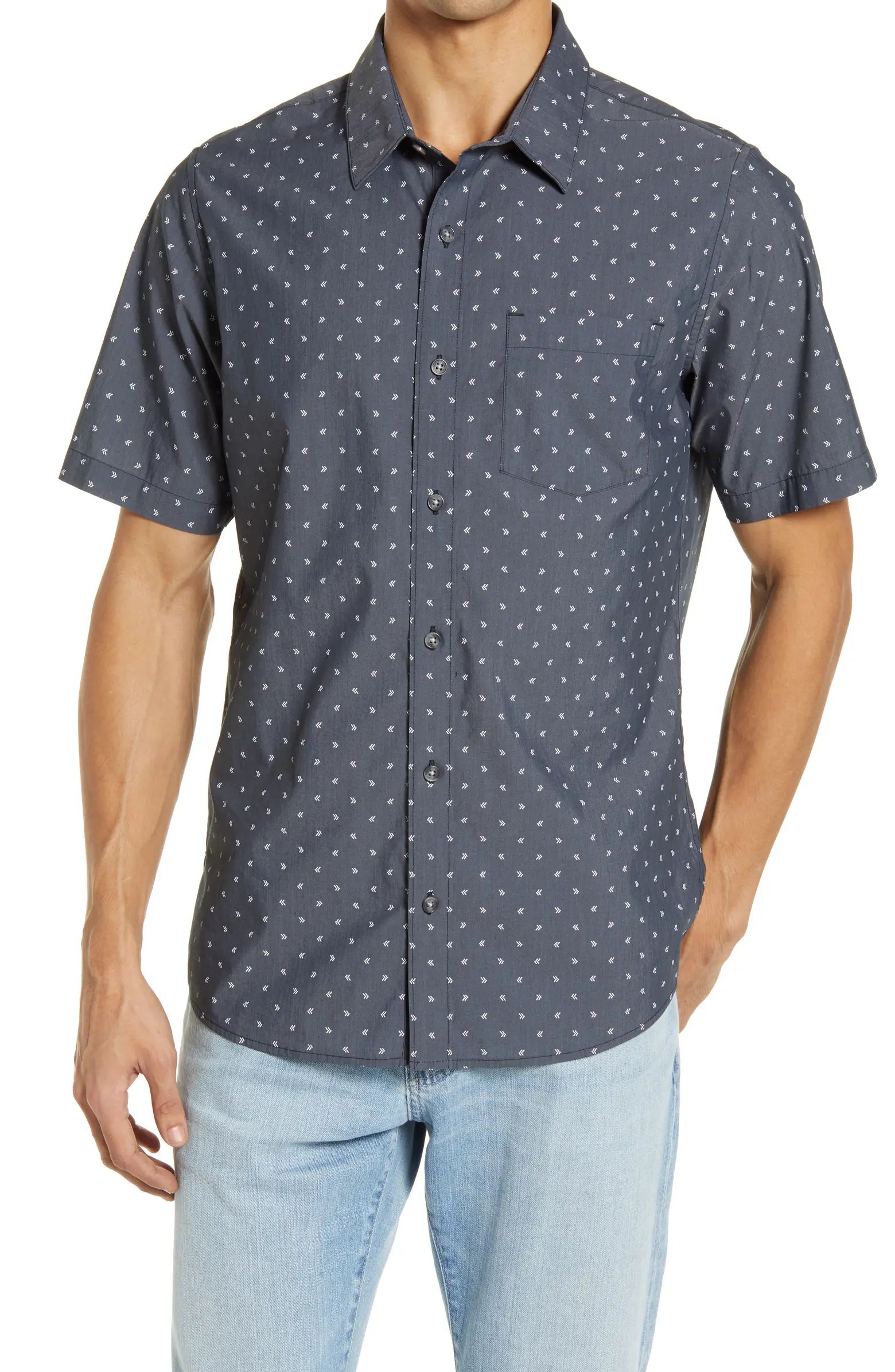 Not Your Best Short Sleeve Button-Up Shirt | Nordstrom