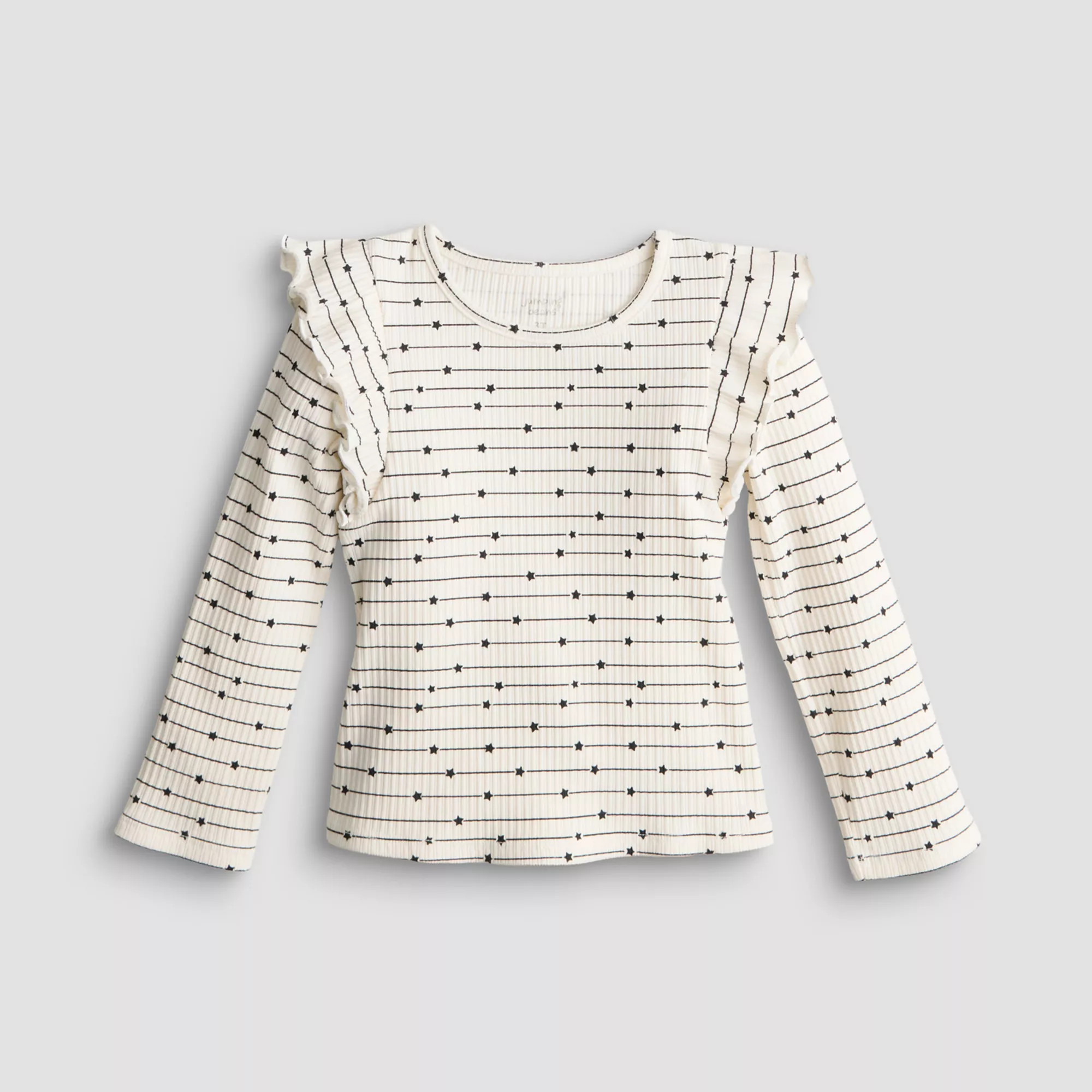 Baby & Toddler Girl Jumping Beans® Rib Flutter Sleeve Top | Kohl's