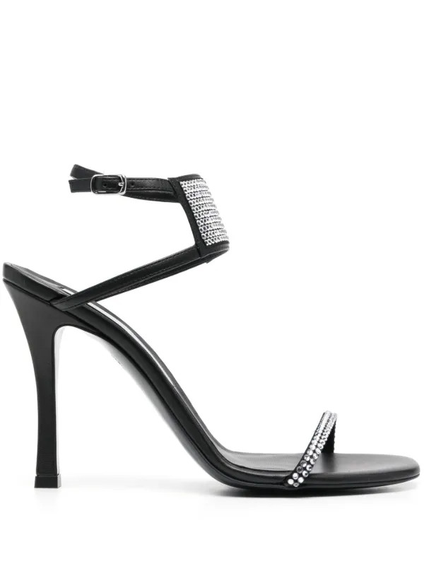 Stella McCartney Stella crystal-embellished 110mm Sandals - Farfetch | Farfetch Global