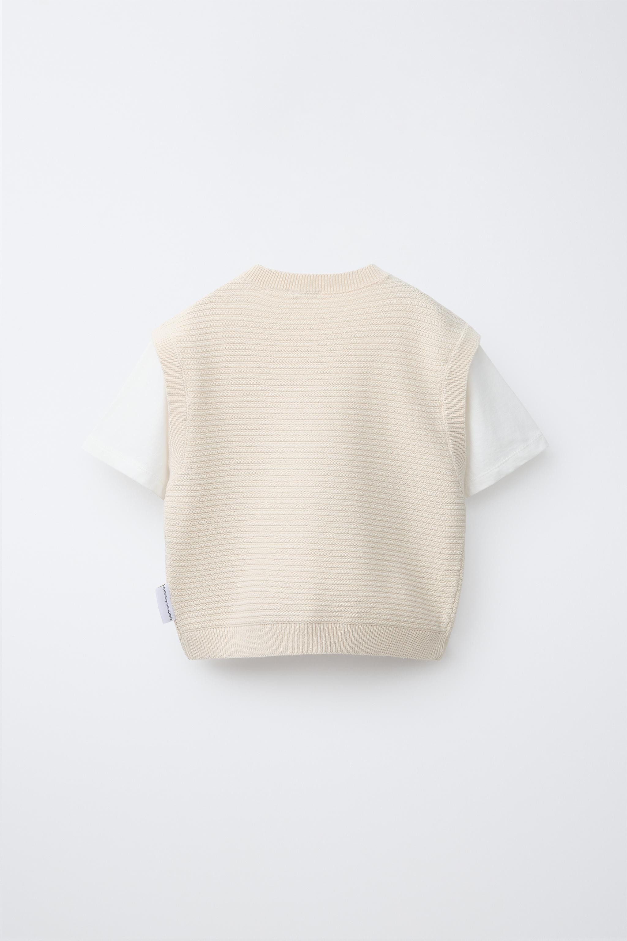 EMBROIDERED SNOOPY PEANUTS™ KNIT VEST | Zara US