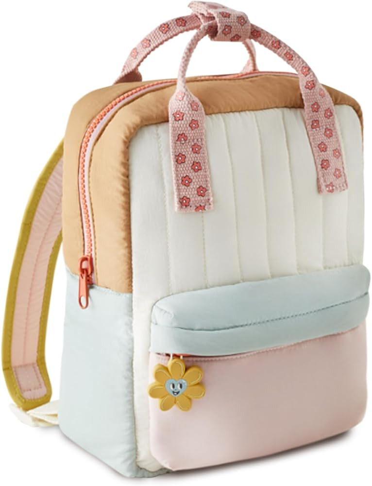 mini toddler backpacks for girls 2-4 - Cute Sunflower flower Hanging Colored small diaper bag and... | Amazon (US)