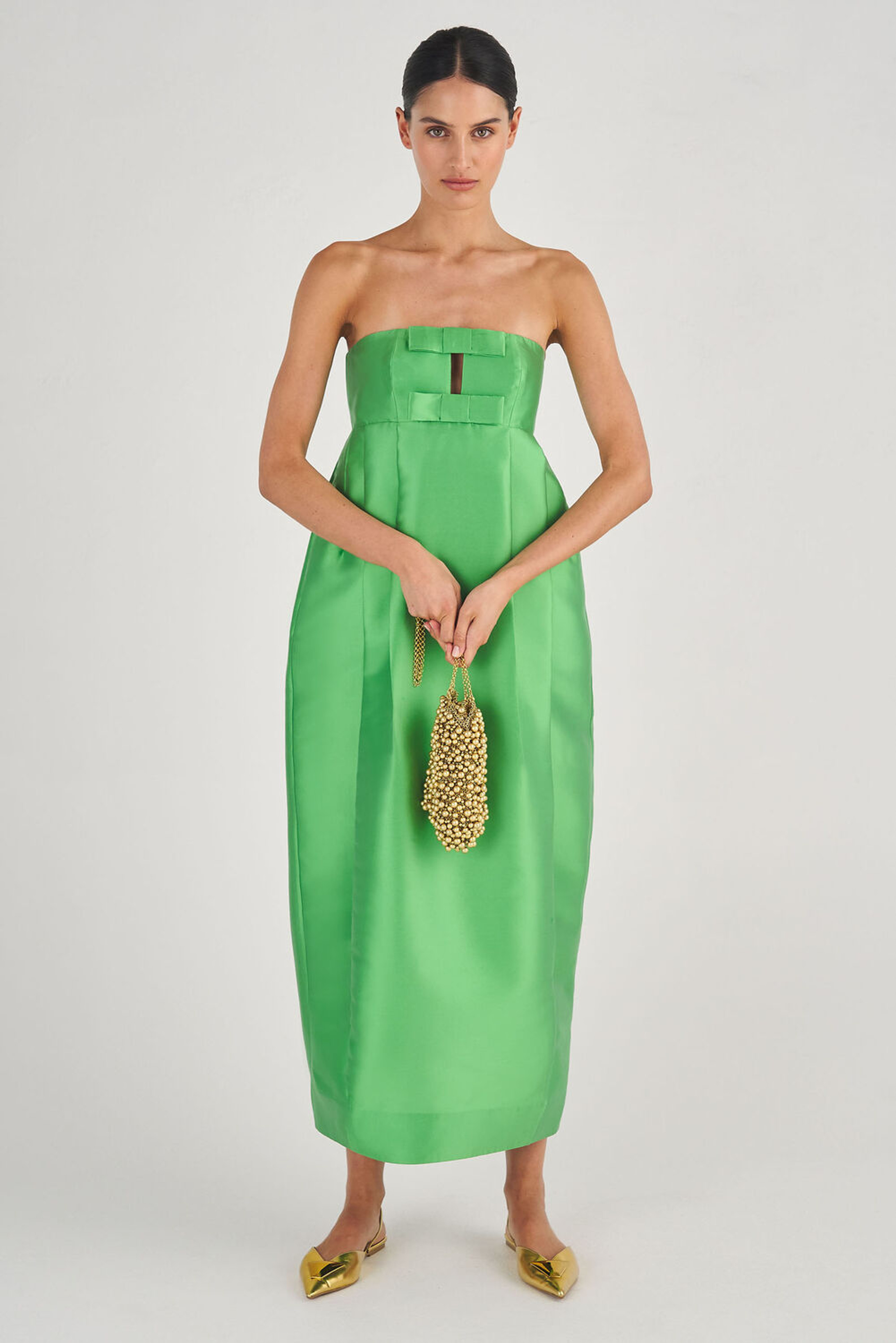 Bow Detail Gown-Garden - Oroton | Oroton