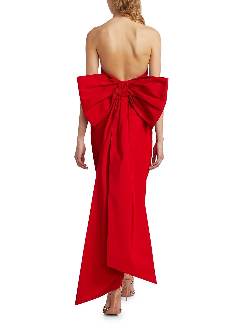 Margaret Bow Silk Dress | Saks Fifth Avenue
