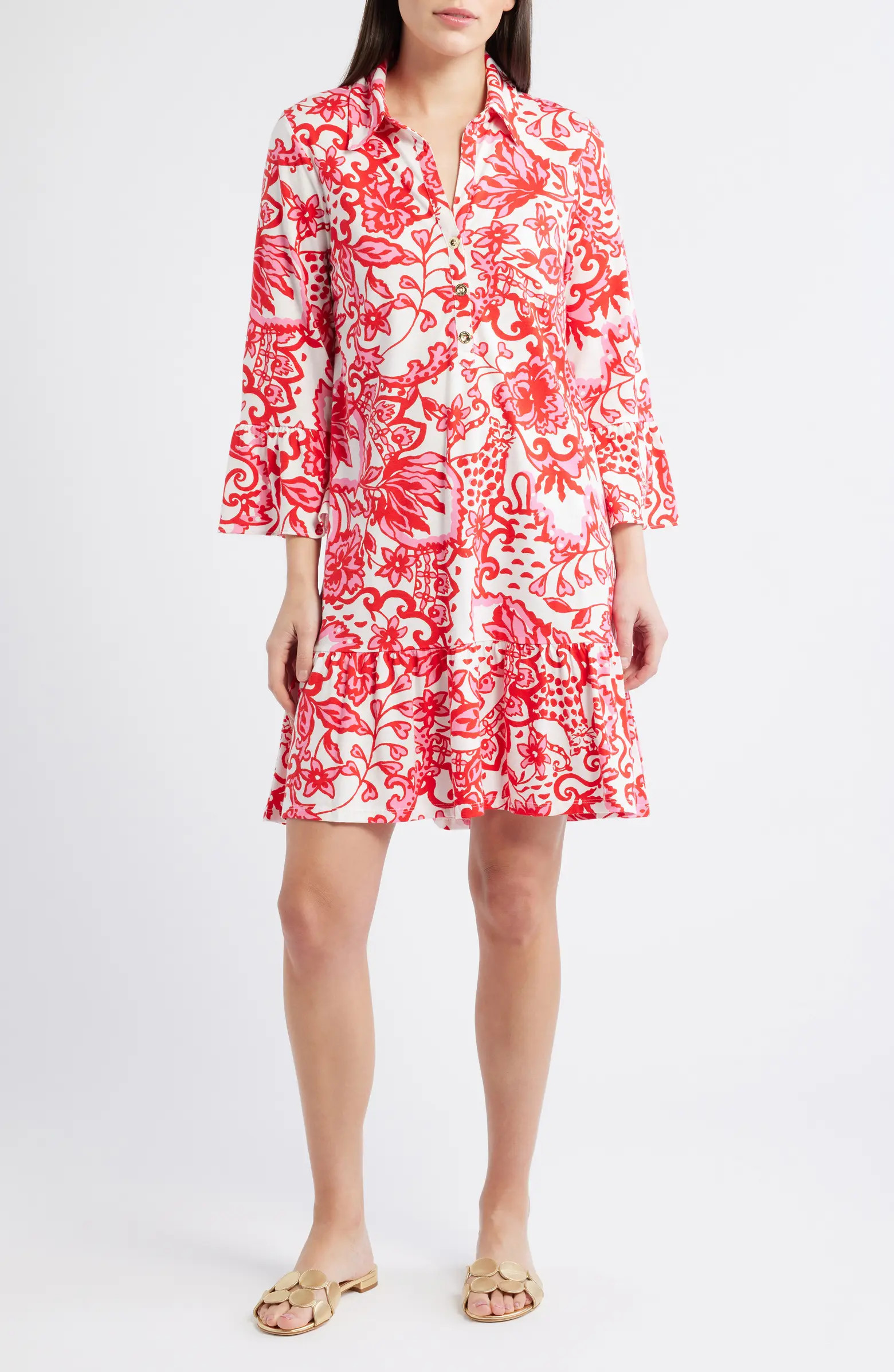 Delany Long Sleeve Cotton Shirtdress | Nordstrom