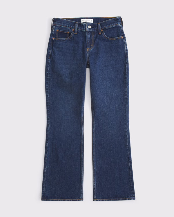 Women's Low Rise Cropped Boot Jean | Women's Bottoms | Abercrombie.com | Abercrombie & Fitch (US)