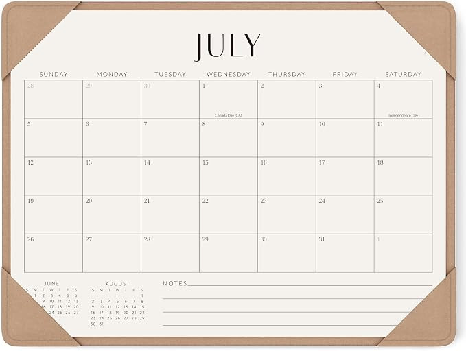 Jotsome Desk Calendar 2026 - 2027 with Desktop Mat, Desk Pad Calendar From July 2026 to December ... | Amazon (US)