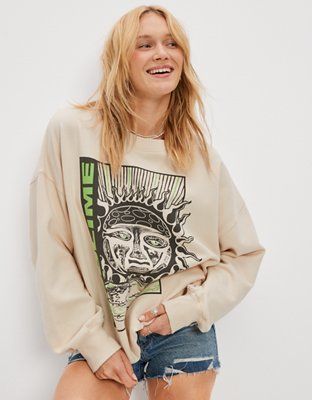 AE Oversized Sublime Graphic Sweatshirt | American Eagle Outfitters (US & CA)