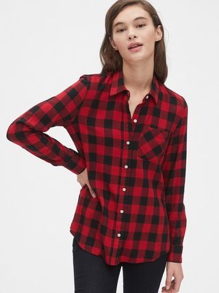 Plaid Flannel Shirt | Gap (US)