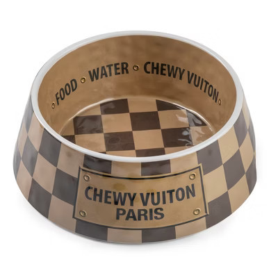 Checker Chewy Vuiton Bowl - Large (CASE OF 2)  Large | Target